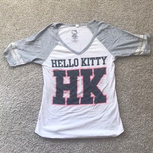 A Hello Kitty shirt. Soft quality.
